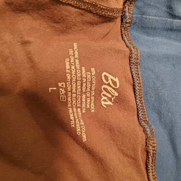 Blis cotton yoga shorts set of 3 maternity size large - Picture 4 of 5